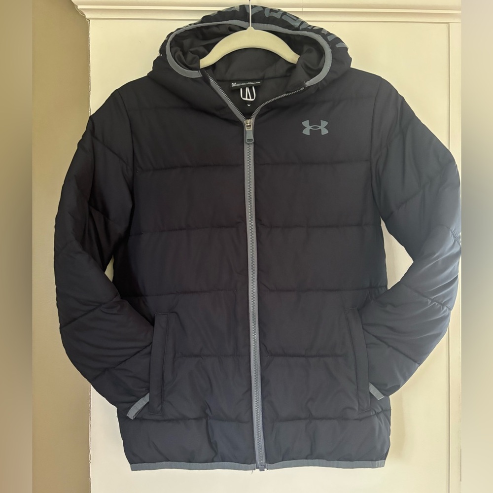 Under Armour Pronto Puffer Jacket sz Youth Medium (10-12) - Picture 3 of 5